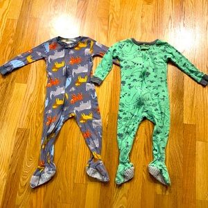 24 month zippered pajamas
